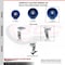 Service Caster 6 Inch Solid Polyurethane Caster Set with Ball Bearings 2 Swivel 2 Rigid SCC-20S620-SPUB-2-R-2 - alternate 3